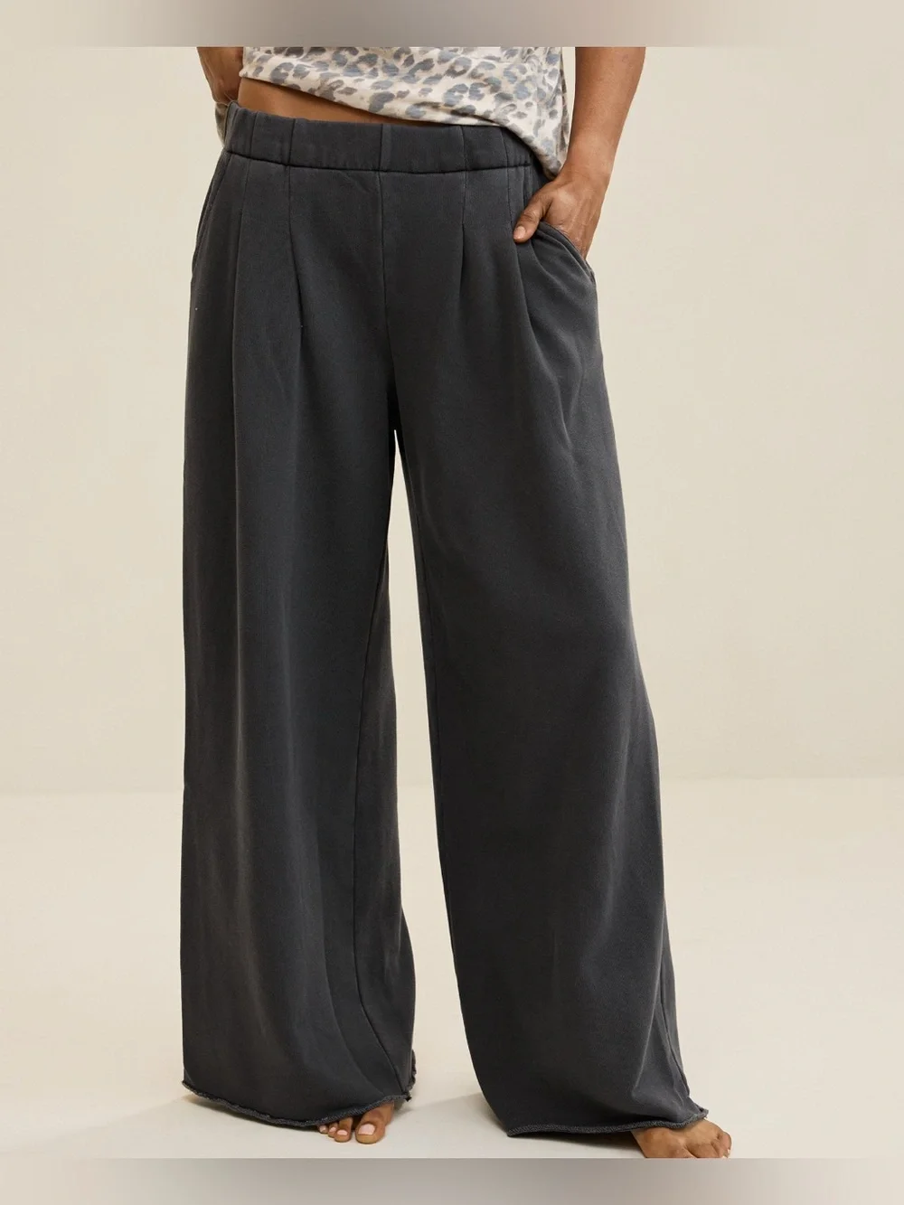 Aerie - Street Trouser Wide Leg Pants - Picture 11 of 14